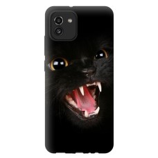 Чохол для Samsung Galaxy A03 (A035) Mixcase тварини злий кіт