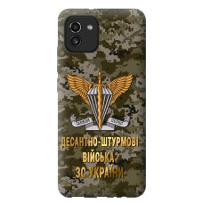 Чохол для Samsung Galaxy A03 (A035) Mixcase патріотичний десатно-штурмовi
