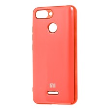 Чохол для Xiaomi Redmi 6 Silicone case (TPU) рожевий