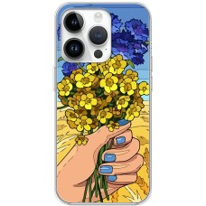 Чохол для iPhone 15 Pro MixCase патротичні квіти