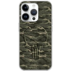 Чохол для iPhone 15 Pro MixCase патротичні scull green