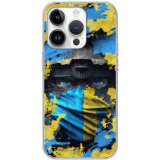 Чохол для iPhone 15 Pro MixCase патротичні очі захисника