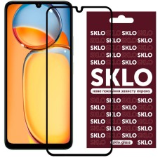 Захисне скло SKLO 3D для Xiaomi Redmi 13C / Poco C65 (Чорний)