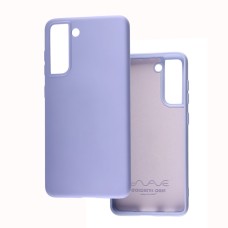 Чохол для Samsung Galaxy S21 FE (G990) Wave colorful light purple