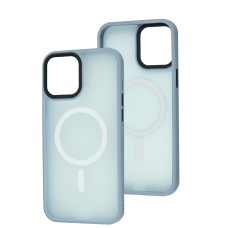 Чохол для iPhone 12 Pro Max WAVE Matte Colorful MagSafe sierra blue