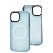 Чохол для iPhone 12/12 Pro WAVE Matte Colorful MagSafe sierra blue