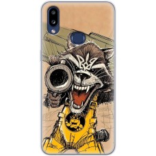Чохол для Samsung Galaxy A10s (A107) MixCase патріотичні божевільний єнот