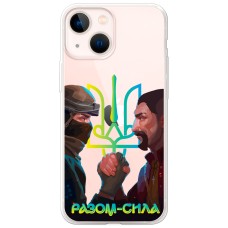 Чохол для iPhone 14 MixCase волонтер разом сила