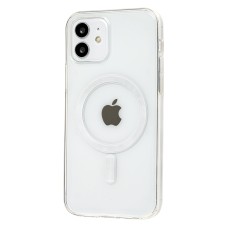 Чохол для iPhone 12/12 Pro MagSafe Silicone Full Size прозорий