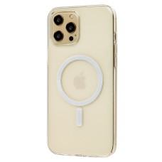 Чохол для iPhone 12 Pro Max MagSafe Silicone Full Size прозорий