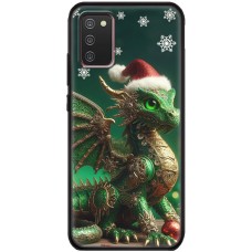 Чохол для Samsung Galaxy A02s (A025) MixCase Новий рік дракон в обладунках
