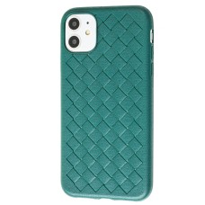 Чохол для iPhone 11 Weaving case зелений