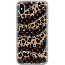 Чохол для iPhone X / Xs MixCase Леопард Louis Vuitton