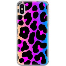 Чохол для iPhone X / Xs MixCase Леопард неон