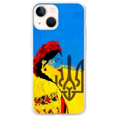 Чохол для iPhone 13 mini MixCase патріотичні українка у вишиванці