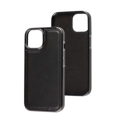 Чохол для iPhone 14 Puloka leather Lux black