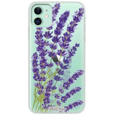 Чохол для iPhone 11 Mixcase квіти лаванда у 3D