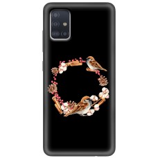 Чохол для Samsung Galaxy M51 (M515) MixCase Новий рік 2025 птахи у новий рік