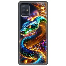 Чохол для Samsung Galaxy M51 (M515) MixCase Новий рік 2025 яскрава змія