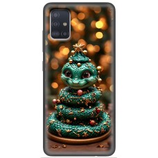 Чохол для Samsung Galaxy M51 (M515) MixCase Новий рік 2025 ялинка змія