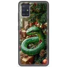Чохол для Samsung Galaxy M51 (M515) MixCase Новий рік 2025 ялинка та змія