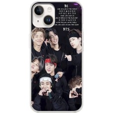 Чохол для iPhone 15 Plus MixCase BTS текст пісні