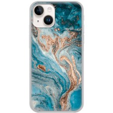 Чохол для iPhone 15 Plus MixCase мармур бірюзовий