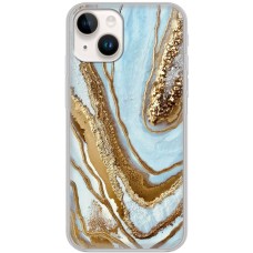 Чохол для iPhone 15 Plus MixCase мармур світло-бірюзовий I