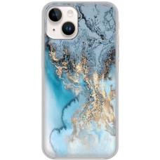 Чохол для iPhone 15 Plus MixCase мармур бірюзовий мікс