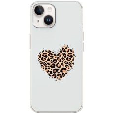 Чохол для iPhone 15 Plus MixCase Леопард серце
