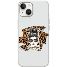 Чохол для iPhone 15 Plus MixCase Леопард super mom