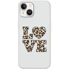 Чохол для iPhone 15 Plus MixCase Леопард love
