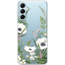 Чохол для Samsung Galaxy M14 (M146) Mixcase квіти білі квіти лісові трави