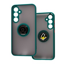 Чохол для Samsung Galaxy S23 FE (S711) LikGus Edging Ring оливковий