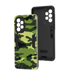 Чохол для Samsung Galaxy A33 5G Military armor camouflage green