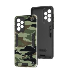 Чохол для Samsung Galaxy A33 5G Military armor camouflage dark green