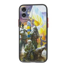 Чохол для iPhone 12 WAVE Ukraine Shadow Matte defenders of ukraine