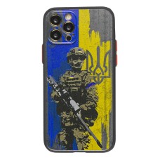 Чохол для iPhone 12 Pro WAVE Ukraine Shadow Matte courageous