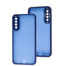 Чохол для Samsung Galaxy A50/A50s/A30s Luxury Metal Lens синій