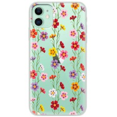 Чохол для iPhone 12 mini Mixcase квіти патерн квіткових ліан