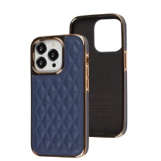 Чохол для iPhone 14 Pro Puloka leather case blue