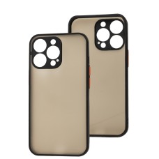 Чохол для iPhone 13 Pro LikGus Totu camera protect чорно-червоний