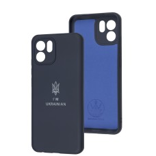 Чохол для Xiaomi Redmi A1 / A2 Full Premium Тризуб синій / midnight blue