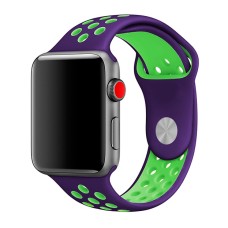 Ремінець для Apple Watch Sport Nike+ 38mm / 40mm фіолетово-зелений