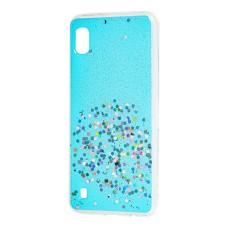 Чохол для Samsung Galaxy A10 (A105) glitter star цукерки м'ятний