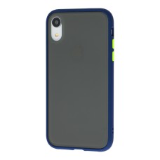 Чохол для iPhone Xr "LikGus Maxshield" синій