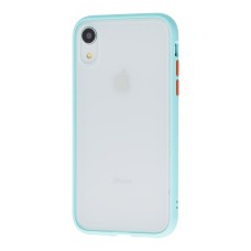 Чохол для iPhone Xr "LikGus Maxshield" бірюзовий