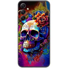 Чохол для Samsung Galaxy A05S (A057) MixCase асорті череп у квітах