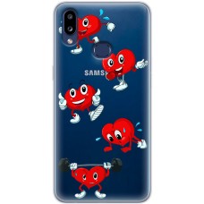 Чохол для Samsung Galaxy A10s (A107) MixCase день закоханих смайлик серце
