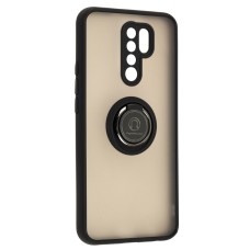Чохол для Xiaomi Redmi 9 LikGus Edging Ring чорний